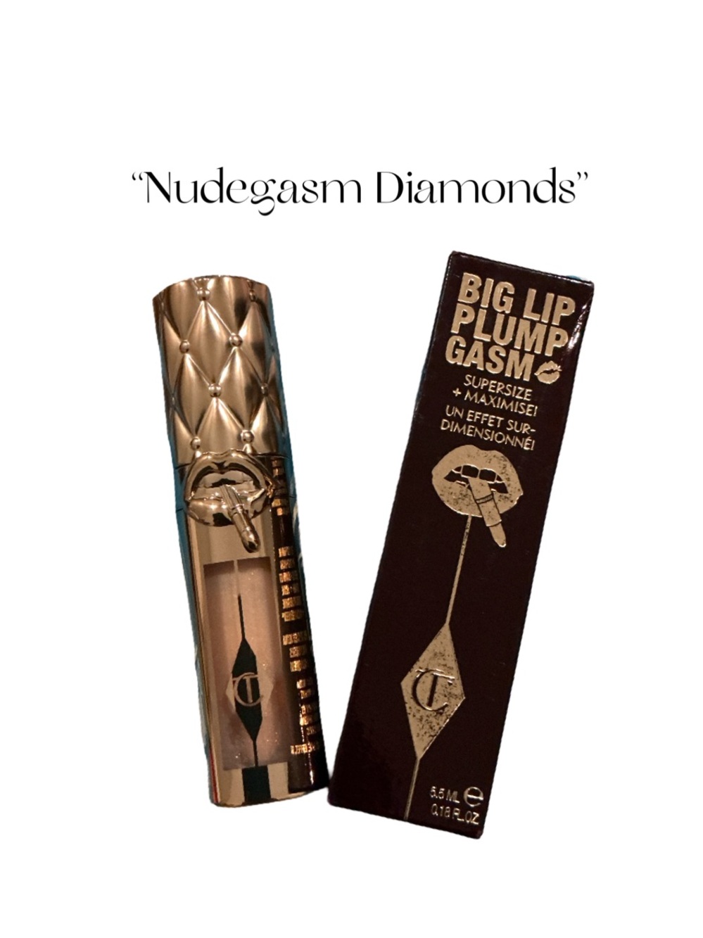 Charlotte Tilbury Big Lip Plump Gasm “Nudegasm Diamonds”